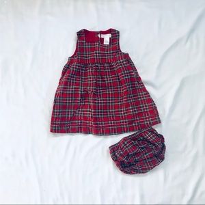 🧚🏽‍♀️Holiday Dress! Janie & Jack red plaid dress